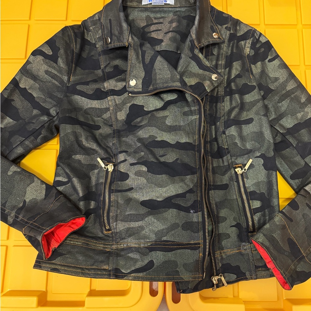 Camouflage Jean Jacket